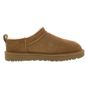 Bottines classiques d'hiver à talon plat en daim couleur marron pour femme - Product Image 2