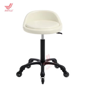 360 Rotating Modern Dining Stool Office <strong>Chair</strong> with Back Support Hydraulic Height Adjustable - Product Image 4