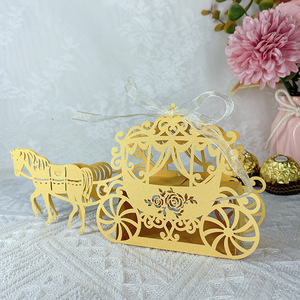 Großhandel Float Candy Boxes Hochzeit Candy Boxes Party und Hochzeits wagen ausgehöhlte Candy Boxes - Product Image 5