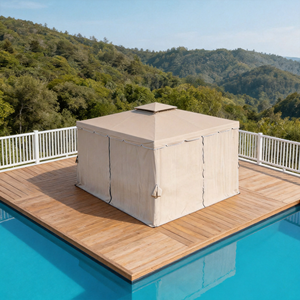 Gazebo d'extérieur de qualité commerciale à toit souple : Pavillon événementiel de qualité professionnelle pour les complexes hôteliers et les entreprises de location - OEM - Product Image 2