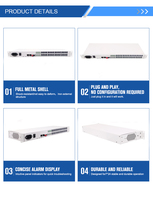 Konverter Serat Optik Pots Rj11 Jalur Telepon Dengan 2FE, 32 Voice Over Fiber PCM Multiplexer +FE / 2FE