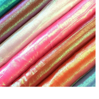 Deux tons 100% pure soie de mûrier pure Organza tissu Voile tissé 114/137cm de large rideau Style uni pour mariage Textile à la maison
