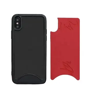 แบรนด์หรูสีแดงได้รับการออกแบบ3D ด้านล่างซิลิโคนกรณีโทรศัพท์สำหรับ Iphone 7 7Plus 8 X XS MAX XR 11 Pro 12มินิปกหลัง