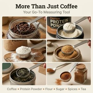 Offre Spéciale – Cuillère Doseuse en Acier Inoxydable 304 Personnalisable avec Logo – Outil de Cuisine pour Thé et Café – Cuillère Doseuse 15ml 30ml - Product Image 4