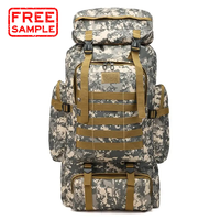 Équipement tactique Sac de sport à bandoulière étanche pour l'extérieur Sac à dos Molle Escalade Randonnée Chasse Trekking Camping Sac à dos tactique