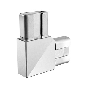 Stainless Steel 90 Degree Elbow Joint For Staircase Railings <b>Square</b> Tube Connector Industrial Design Durable - Product Image 1