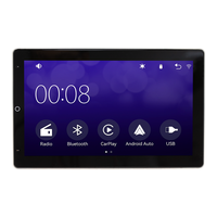 Écran IPS universel de 10,1 pouces, navigation GPS, WiFi, Aux, CarPlay sans fil, Android Auto, radio FM, autoradio Android 1din