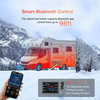 Nouveau Chauffage d'Air Diesel Tout-en-un 8KW avec Thermostat, Mode Altitude et Application, 12V/24V/110V, Garantie 1 An