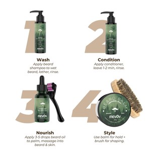 Kit <span class=keywords><strong>de</strong></span> Soins <span class=keywords><strong>de</strong></span> <span class=keywords><strong>Barbe</strong></span> à Base <span class=keywords><strong>de</strong></span> Plantes Marque Blanche, Logo Personnalisé, Végétalien, Biologique, Rafraîchissant, Adoucissant, Soin <span class=keywords><strong>de</strong></span> Toilettage Masculin, Croissance <span class=keywords><strong>de</strong></span> <span class=keywords><strong>la</strong></span> <span class=keywords><strong>Barbe</strong></span> - Product Image 4