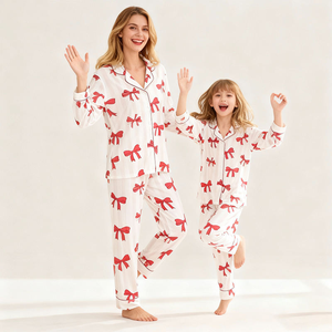 Custom Family Christmas Pajama Xmas Family Sets Cotton Sleepwear <b>Women</b> Set Kids Family Matching Loungewear Set&Christmas Pajamas - Product Image 1