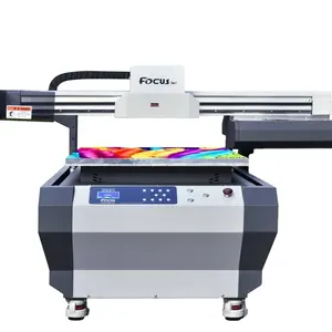 machine d&#39;impression a1 Suppliers-FocusInc. Imprimante numérique à jet d'encre A1 UV, pour étuis de téléphone, tasses à café, emballage, 3 têtes d'impression