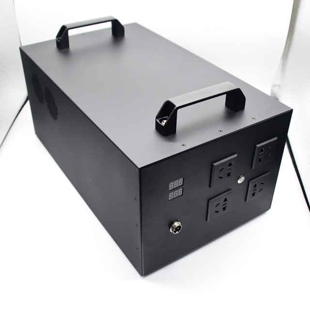 600W 1000W 2000W Solar Power Station Lithium Ion Battery Portable Outdoor 110v 220v Car Source 1000W Generator