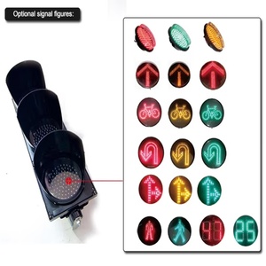 2-Digit PC 300mm LED Traffic <b>Light</b> Countdown <b>Timer</b> with Solar & Mains Power for Road Safety - Product Image 3