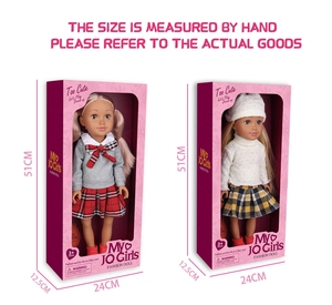 패션 다시 태어난 소녀 실리콘 인형 장난감 소녀 장난감 비닐 360 도 회전 현실적인 인형 18 인치 크리스마스 선물 - Product Image 6