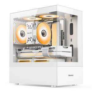 Panel lateral de vidrio Torre central MATX/ <span class=keywords><strong>ITX</strong></span> <span class=keywords><strong>Caja</strong></span> de computadora de escritorio para juegos personalizada <span class=keywords><strong>Caja</strong></span> de PC - Product Image 5