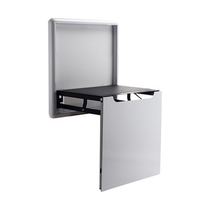 Tabouret pliable Taiyusheng pour changer de chaussures, en alliage d'aluminium, à fixer au mur, pour entrée et salle de bain, design dissimulé - Product Image 2