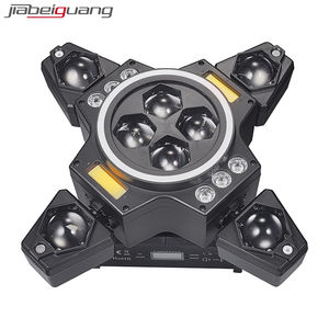 LED Four Small <span class=keywords><strong>Cyclone</strong></span> 6 en 1 Bee Eye Light Beam Laser Moving Head pour bar Disco Stage Strobe Light for KTV Parties Nightclubs - Product Image 6