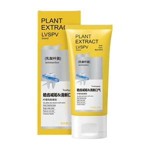 Pasta Dental con Extracto de Plantas Lvspv 100g Blanqueadora Sabor Limón Piña - Product Image 1