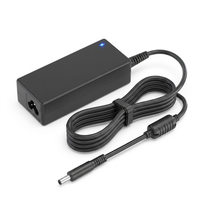 Chargeur pour ordinateur portable 65W 19.5V 3.34A 4.5*3.0mm Connecteur DC à embout bleu Adaptateur d'alimentation de bureau de remplacement pour Dell XPS Inspiron Vostro