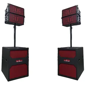 Komplett set Single 10 Zoll Line Array Single 18 Zoll Active Bass Wireless Mikrofon Voll verbindungs kabel für Veranstaltungen