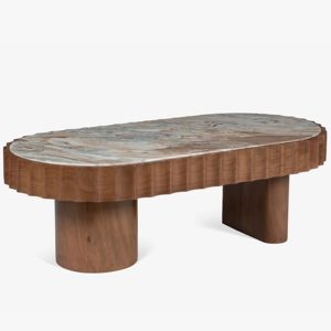 Mesa de Centro/Café Moderna y Ecológica de Madera de Acacia, Mueble Elegante para Sala de Estar, Oficina en Casa, Hotel - Product Image 2