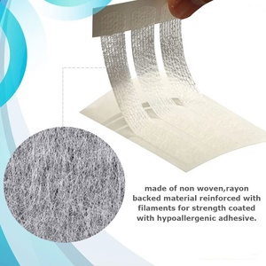 วัสดุสิ้นเปลืองทางการแพทย์ปลอดเชื้อ ชุดปฐมพยาบาลสำหรับการเดินทาง ปิดแผลผิวหนัง ผ้าไม่ทอเสริมแรง แถบกาวผ่าตัด CE - Product Image 2