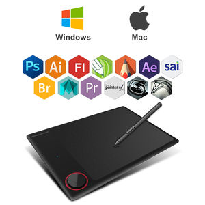 Tavoletta Grafica Digitale G30 <span class=keywords><strong>con</strong></span> 4 Tasti Rapidi e <span class=keywords><strong>Penna</strong></span> Stilo Passiva EMR - Product Image 5