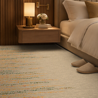 Tapis tissé Axminster pour chambre d'hôtel 5 étoiles, tapis de chambre d'hôtel