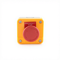 Boîtier électronique en plastique XAL-J174 10A 240V/250V, bouton poussoir rouge en forme de champignon, retour par ressort, verrouillage, libération par rotation, NO, étanche IP65
