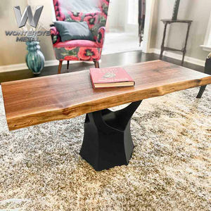 Pieds de table <span class=keywords><strong>en</strong></span> fonte robustes et résistants à la rouille, base de table basse <span class=keywords><strong>en</strong></span> fer forgé pour usage extérieur, patio, <span class=keywords><strong>jardin</strong></span>, restaurant, salle à manger - Product Image 1