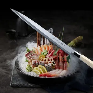 Cuchillos-المهنة Yanagiba الساشيمي سكين حادة الفولاذ المقاوم للصدأ 12 بوصة المطبخ التقطيع سوشي ياباني سكين