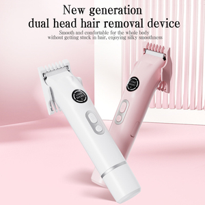 Épilateur électrique 4-en-1 pour femmes et hommes, rasoir double tête, tondeuse pour le <span class=keywords><strong>nez</strong></span>, le bikini, les sourcils, le visage, les jambes et les aisselles - Product Image 2