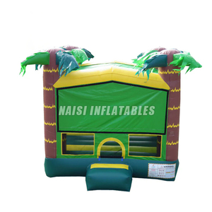 Castillo Inflable Tropical con Palmeras, Brincolines para Fiestas Infantiles, Trampolín, Globos, Productos Inflables Económicos para Alquilar - Product Image 2