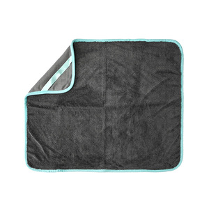 Toalla de microfibra multifuncional para lavado de autos, color gris oscuro, 500 g/m², gruesa, para el cuidado del vehículo - Product Image 4