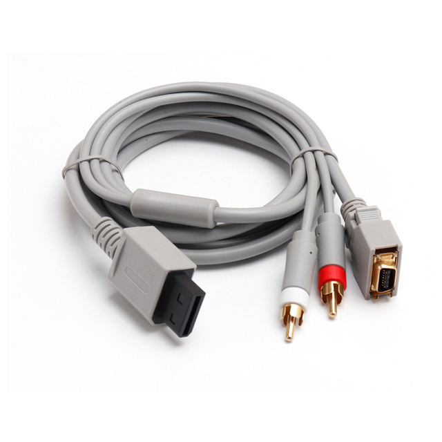 1.8M Durable Brand New RCA Audio Video AV Cable for Nintendo Wii to HDTV