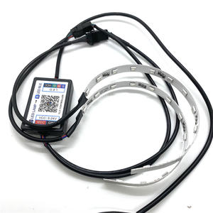 Kit de anillos de Ojos de demonio LED de control de Aplicación <span class=keywords><strong>360</strong></span> grados Devil Eyes <span class=keywords><strong>Halo</strong></span> Super brillante para lente de proyector HID Xexon - Product Image 1