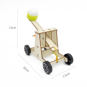 <span class=keywords><strong>Trebuchet</strong></span> DIY pour enfants, expérience scientifique créative, puzzle fait main, jouet catapulte, jeu interactif parent-enfant, jouet STEM - Product Image 1