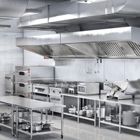 Solusi Dapur Komersial Satu Atap, Peralatan Masak Modular Stainless Steel Khusus untuk Hotel & Restoran