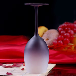Calici in Cristallo Decorativi per Vino <span class=keywords><strong>Rosso</strong></span>, Bicchieri da Vino Dipinti a Mano con Motivo a <span class=keywords><strong>Ragno</strong></span> e Dettagli Neri per Ristoranti - Product Image 4