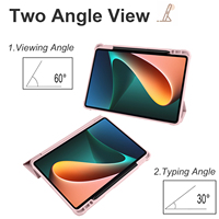 Étui de protection antichoc en TPU à quatre coins pour tablette Xiaomi Pad 5/5Pro6/6Pro/7/7Pro/8/8Pro avec support pliable multi-angles