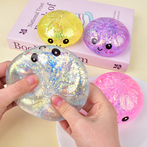 Jouet Squishy Anti-Stress en Forme de Boulette de Maltose, Balle à Presser Sensorielle Fidget - Product Image 5