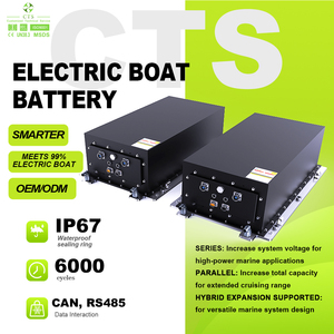 CTS Custom Voltage <b>48V</b>/72V/96V Marine <b>Battery</b> Pack with IP67 for & Hybrid Boat Systems - Product Image 1