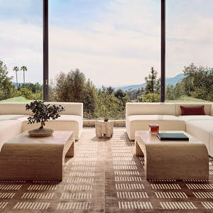 Nuovo Design Tavolino da Caffè in Travertino Arcuato, <span class=keywords><strong>Tavolo</strong></span> Centrale in Marmo <span class=keywords><strong>Beige</strong></span> Spesso e Arrotondato, Elegante Tavolino da Caffè in Travertino Romano - Product Image 6