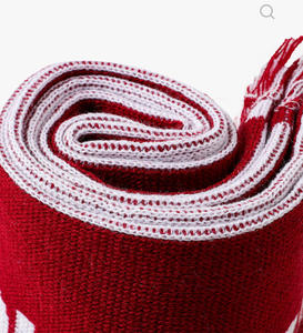 وشاح محبوك المصنعين فريق مخصص الاكريليك الجاكار مروحة وشاح بو طويلة الإنجليزية التطريز - Product Image 5