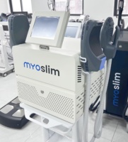 Myoslim – Offre Spéciale : Appareil Portable 4 Poignées pour le Remodelage Corporel et la Réduction des Graisses, Idéal pour le Renforcement Musculaire et la Perte de Poids à Usage Commercial