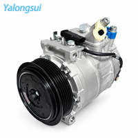Compresseur de climatisation automobile 6PK 115mm pour E260, prise plate à double broche, neuf, R134a, 12V, haute qualité