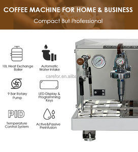 9 Bar üretilen en kaliteli <span class=keywords><strong>2</strong></span> grup Expresso döner pompa ile profesyonel ticari kahve makinesi - Product Image 6