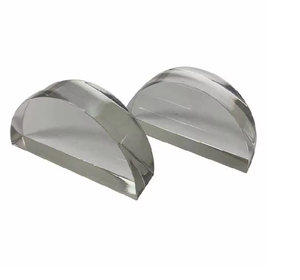 Bloques semicirculares de acrílico transparente en varios tamaños Instrumento óptico de enseñanza de color claro para ciencia médica - Product Image 5