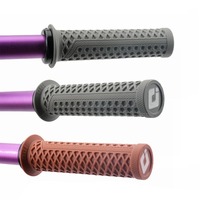 Empuñaduras de manillar de silicona ODI, cubierta de manijas de bicicleta con amortiguación automática, antideslizante, empuñadura de bicicleta BMX DH, empuñaduras ergonómicas de goma