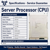 CPU Server Intel Xeon Gold 5423N Asli 20 Core 2.10GHz FCLGA4677 Sapphire Rapids Edge Enhanced DDR5-4000 145W CPU SRMQQ